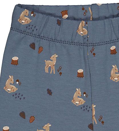 Müsli Sweatpants - Deer - Stormy Blue/Shade/Bark