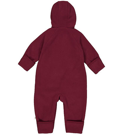 Müsli Fleece Suit - Cabernet