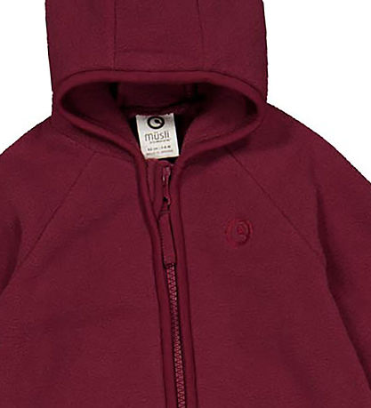 Müsli Fleece Suit - Cabernet