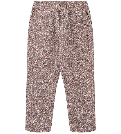 Wheat Sweatpants - Elina - Lilac Flowers