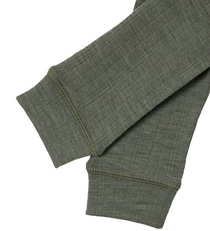 Name It Leggings - Wool - Noos - NbmWang - Mulled Basil