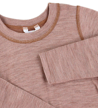 Joha Bluse - Wolle - Rust