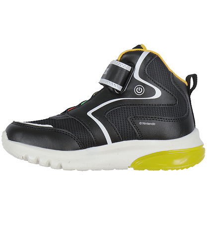 Geox Boots w. Light - J Ciberdron - Super Mario - Black/Yellow