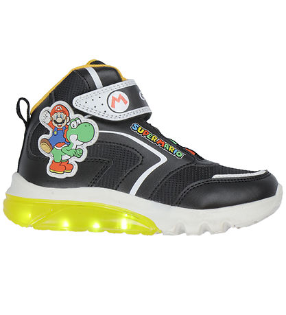 Geox Boots w. Light - J Ciberdron - Super Mario - Black/Yellow