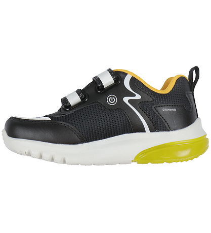 Geox Schuhe m. Light - J Ciberdron - Super Mario - Schwarz/Gelb
