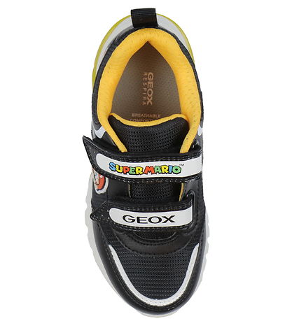 Geox Schuhe m. Light - J Ciberdron - Super Mario - Schwarz/Gelb