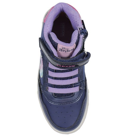 Geox Boots w. Light - J Skylin - Disney - Stitch - Navy/Fuchsia