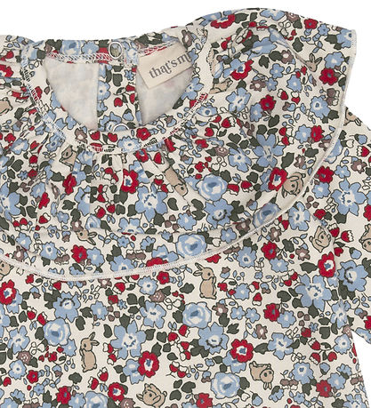That's Mine Bodysuit L/æ - Ella - Flora bunnies rouge