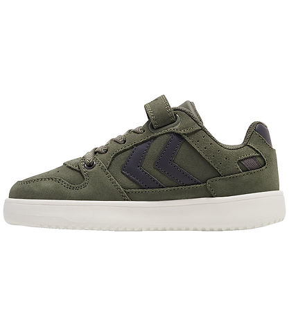 Hummel Skór - ST. Power Play Suede Jr - Dusty Olive
