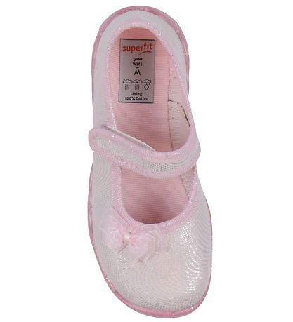 Superfit Ballerina Inneskor - Bubble - Rosa/Vit