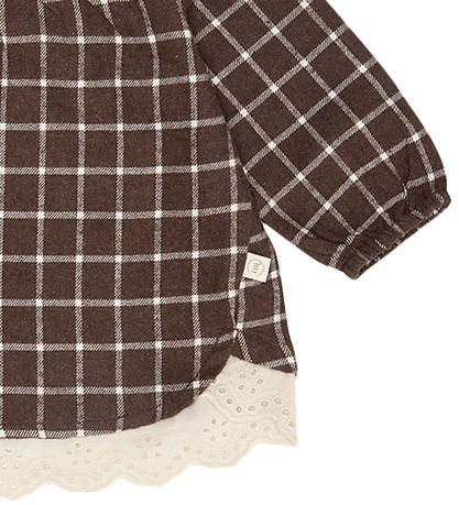 That's Mine Bluse - Henny - Dark Brown Melange