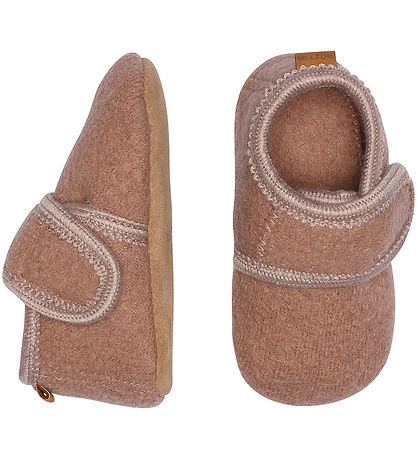 Melton Inniskór - Ull - Fawn