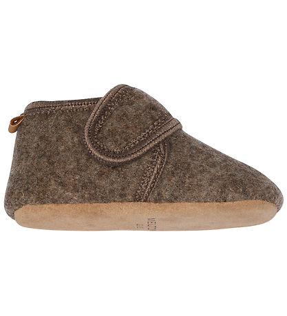 Melton Slippers - Wool - Denver Melange