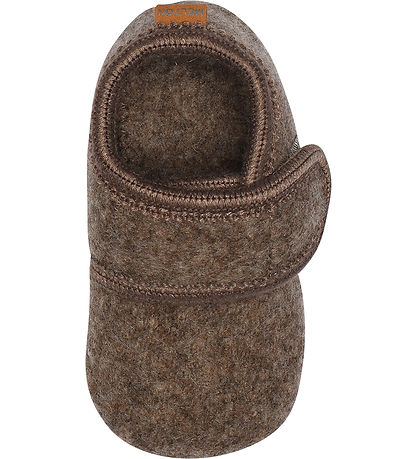 Melton Slippers - Wool - Denver Melange