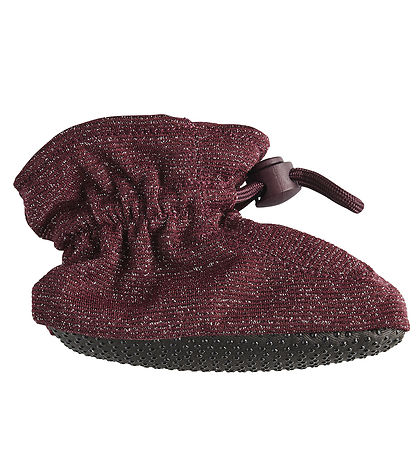Melton Tofflor - Glitter - Bordeaux