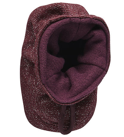 Melton Tofflor - Glitter - Bordeaux