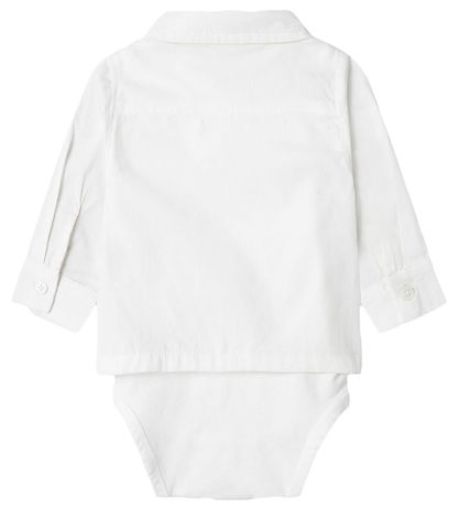 Name It Hemdbody L/æ - NbmNasin - Bright White