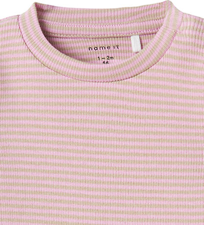 Name It Bodysuit L/æ - NbnLakkin - Rib - Pastel Lavender