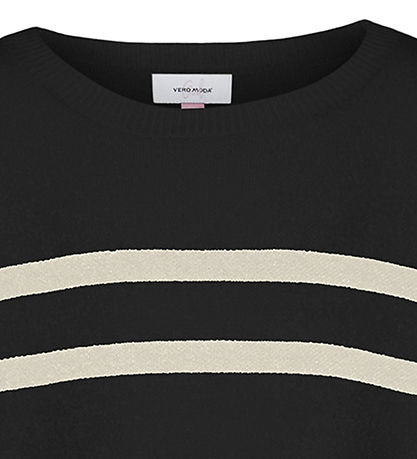 Vero Moda Girl Bluse - VmSaba - Black/Birch