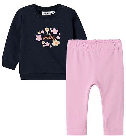 Name It Set - Sweatshirt/Leggings - NbfVuvivian - Pastel Low