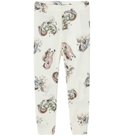 Name It Leggings - Wool - Noos - NmfWillitus - Snow White w. Enh