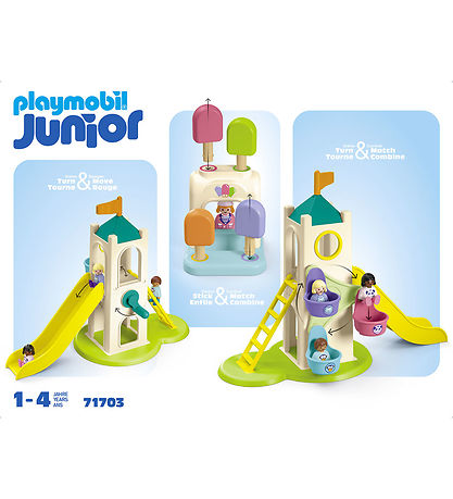Playmobil Junior - Experience Tower With Ice Cream Shop - 71703 