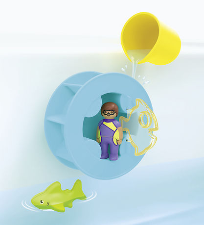 Playmobil Junior Aqua Junior Water Wheel With Baby Shark 716 KW DK