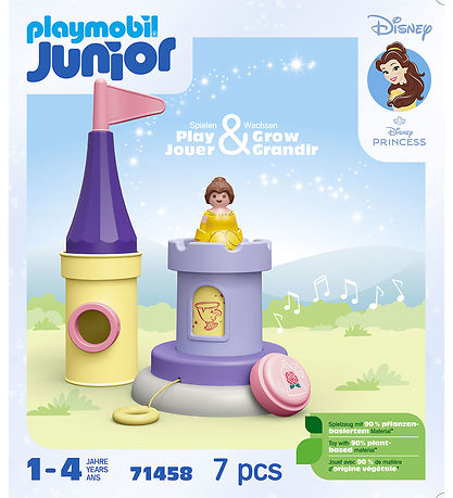 Playmobil Junior - Junior & Disney: Belle's Play Tower With Soun