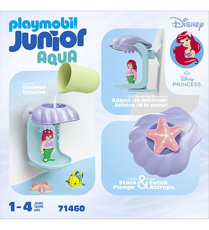 Playmobil Junior Aqua - Junior & Disney Ariel's Shell Dusche - 7