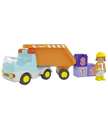 Playmobil Junior - Sorp Truck - 71685 - 6 Partar