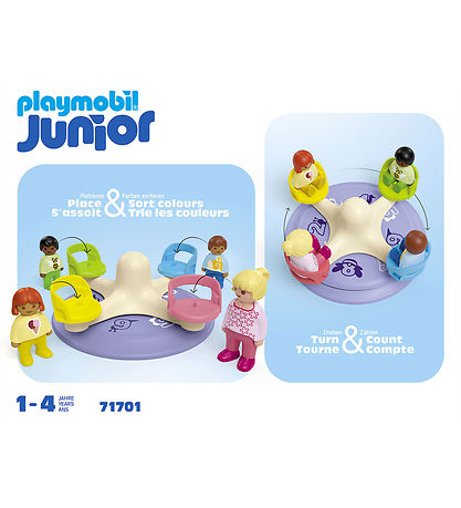 Playmobil Junior Number Merry Go Round 71701 5 Parts KW ES