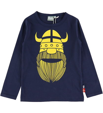 Danefæ Bluse - Organic Danebasic - Dk Navy Erik