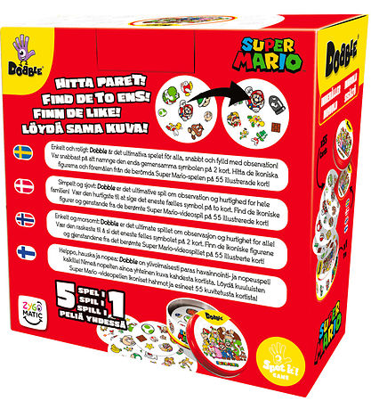 Dobble Game - Super Mario Nordic