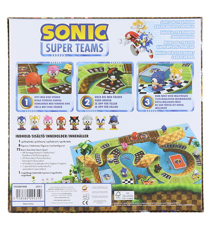Sonic Board Game - Sonic Super Teams - Nordic
