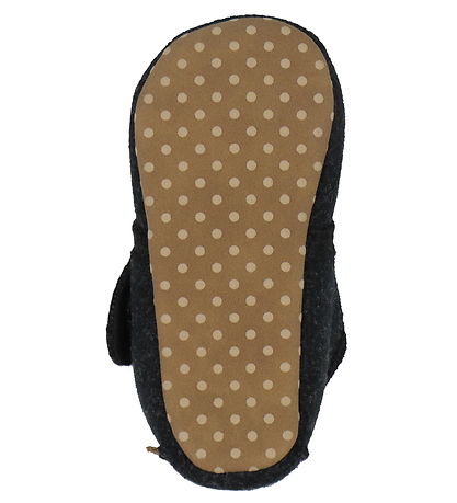 Mikk-Line Hausschuhe - Prewalker Felt - Dark Grey Melange