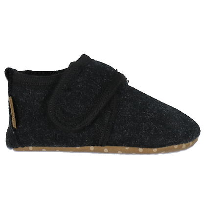 Mikk-Line Hausschuhe - Prewalker Felt - Dark Grey Melange