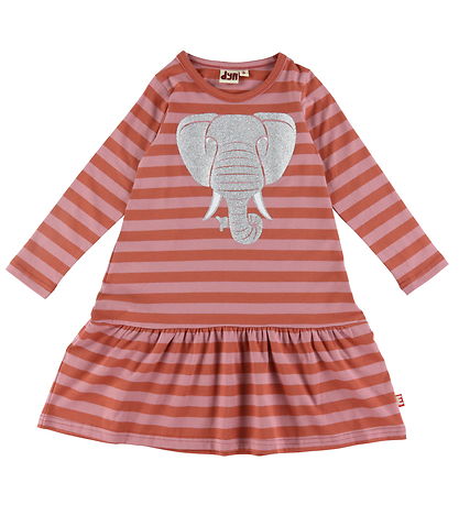 DYR-Cph Dress - Dyrbirdy - Antique Rose/Swedish Red Elephant
