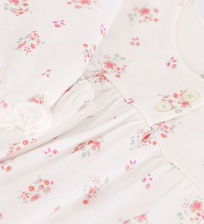 Petit Bateau Pysjamas - 2 delte - Marshmallow/Flerfarget