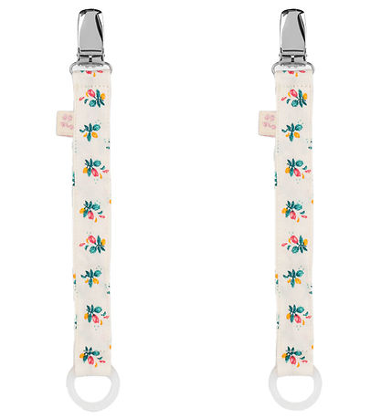 Konges Sløjd Smokkesnorer - 2-pack - Fleur Coloré