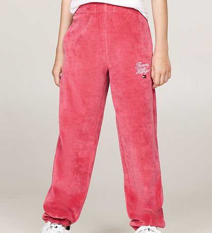 Tommy Hilfiger Velourbyxor - Manus - Arv Rosa