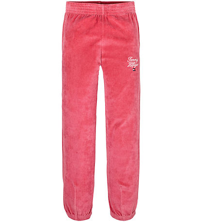 Tommy Hilfiger Velourbyxor - Manus - Arv Rosa