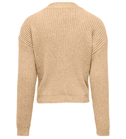 Kids Only Cardigan - Prjónað - KogMandy - Drapplitað