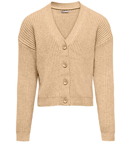 Kids Only Cardigan - Prjónað - KogMandy - Drapplitað