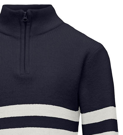Kids Only Bluse - Half Zip - Noos - KogFranca - Night Sky/Cloud