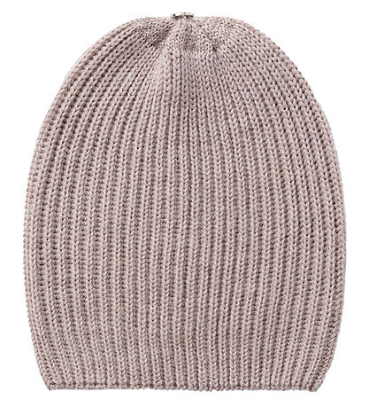 Name It Beanie - Wool - Knitted - NkfWhoma - Purple Dove
