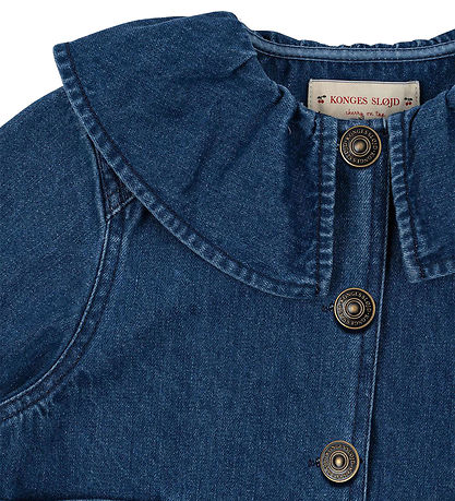 Konges Sløjd Shirt - Magot - Denim Blue Cherry