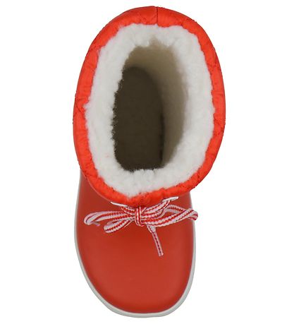 Aigle Thermostiefel - Giboulee 2 - Rot/Weiß