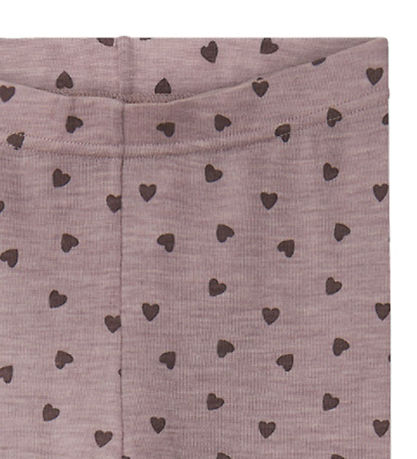 Name It Leggings - Wool - NkfWang - Purple Dove