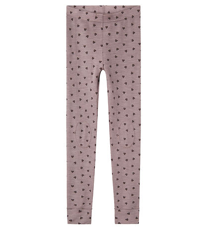 Name It Leggings - Wool - NkfWang - Purple Dove