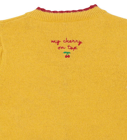Konges Sløjd Cardigan - Cotton/Wool - Alexa - Yolk Yellow